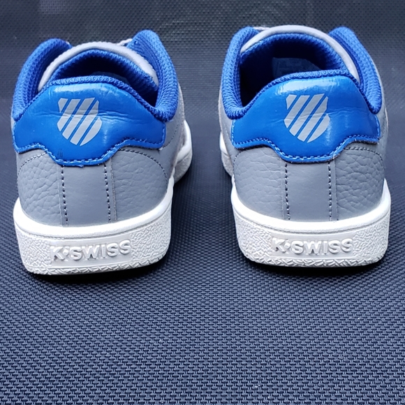K-Swiss Classic VN Sneakers Gray/Blue leather Size 13.5 little boy - Picture 14 of 16